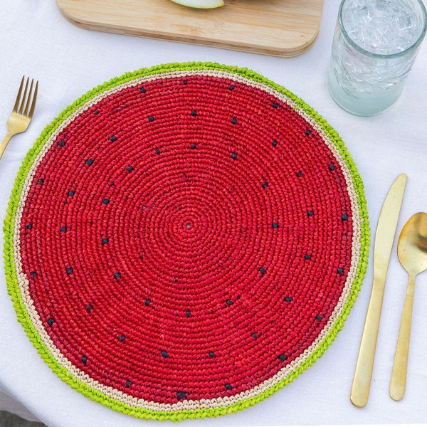 Watermelon Placemats Etsy