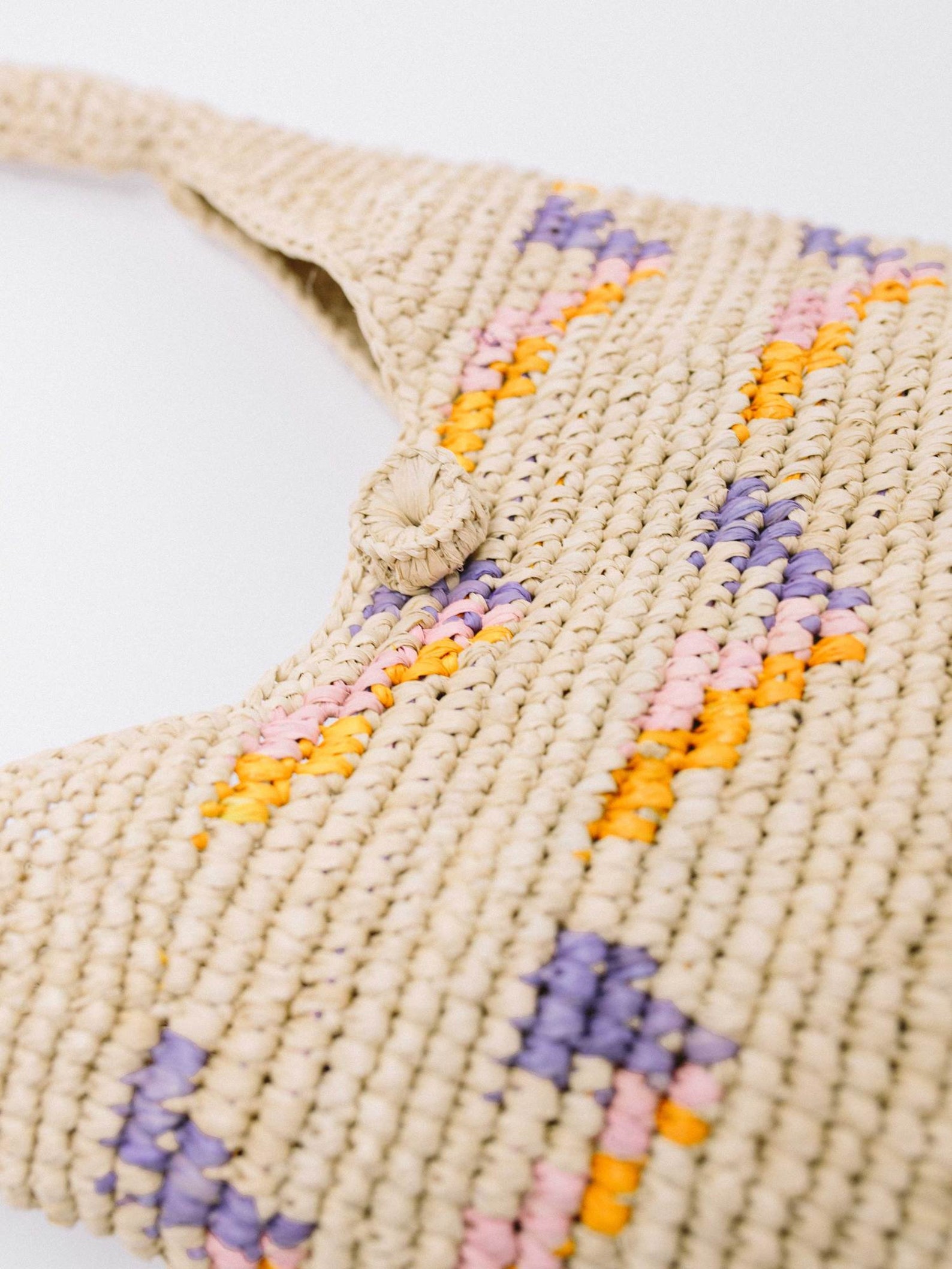 Raffia Shoulder Bag