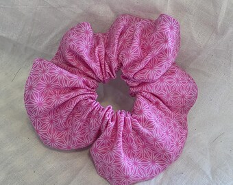 Chouchou géométrique rose