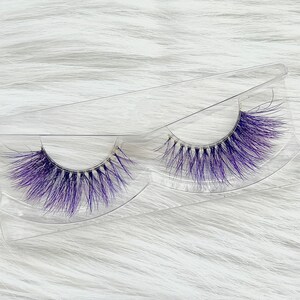 dark purple eyelash, false eyelash, colored lash, cosplay lash, halloween eyelash, false lash, anime lash, eyelash extension, color lash