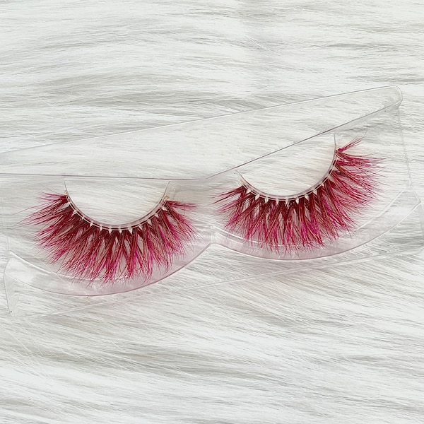 pink eyelash, false eyelash, colored lash, cosplay lash, halloween eyelash, false lash, eyelash extension, color lash, barbie cosplay