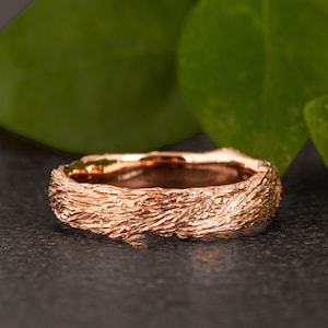 Twig Wedding Band