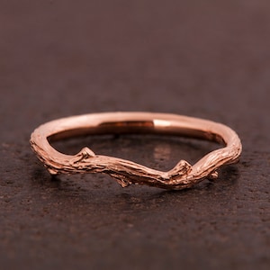 Twig Wedding Band