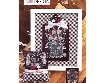 Snowy Chalk Full Cross stitch pattern by Hands on Design