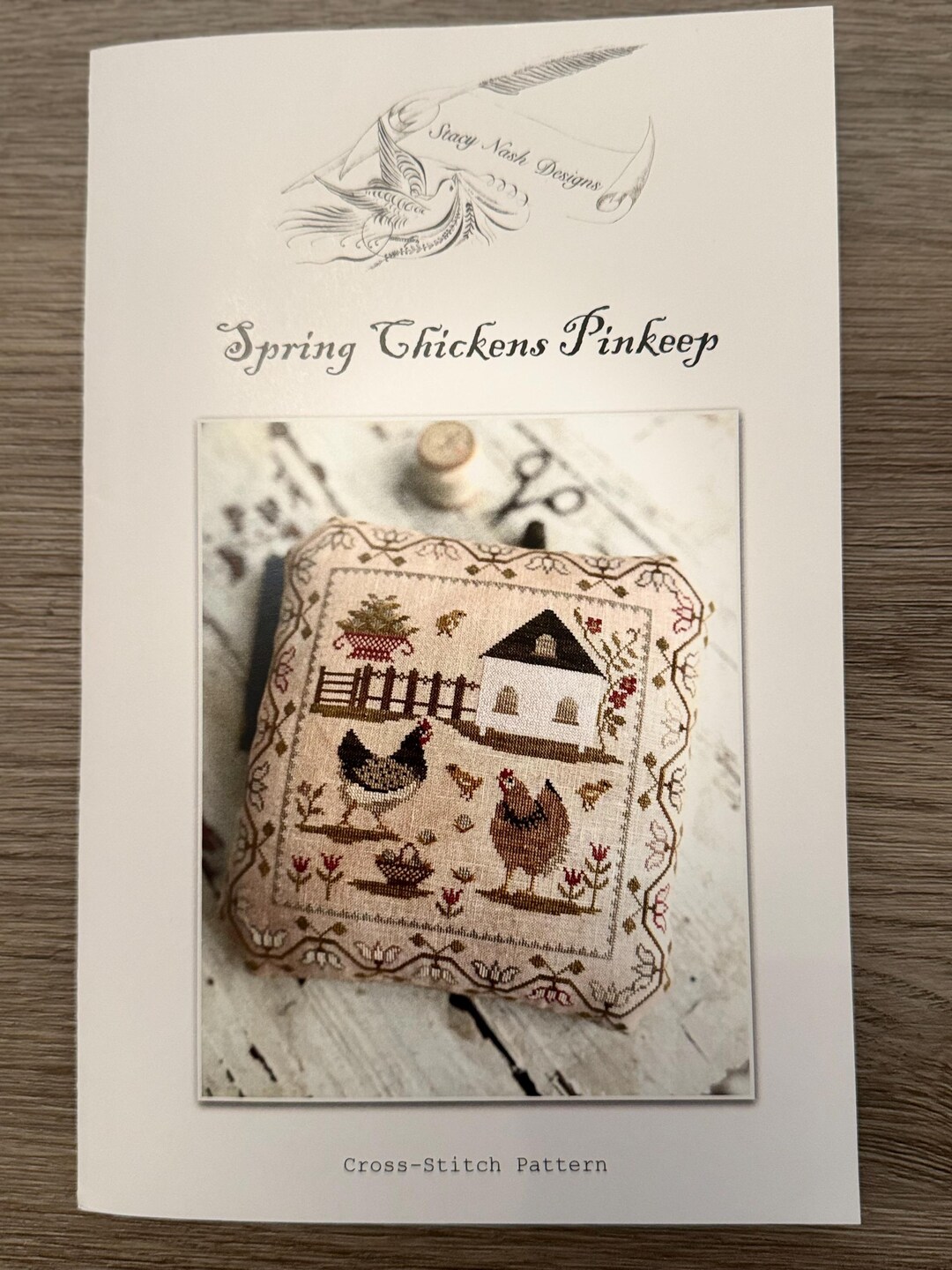 Spring Chicken Pinkeep Pattern Spring Chicken Pinkeep ~ Cross Stitch Pattern - Etsy