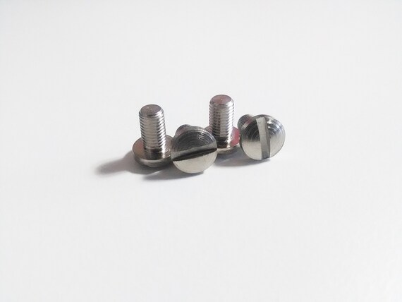 1911 Nickel Grip Screws Custom Set Of 4 45 38 Super M1911a1 M1911 Colt Kimber
