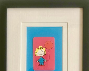 Snoopy * Sally Brown 1960 * Playing Card * Wall Art Gift