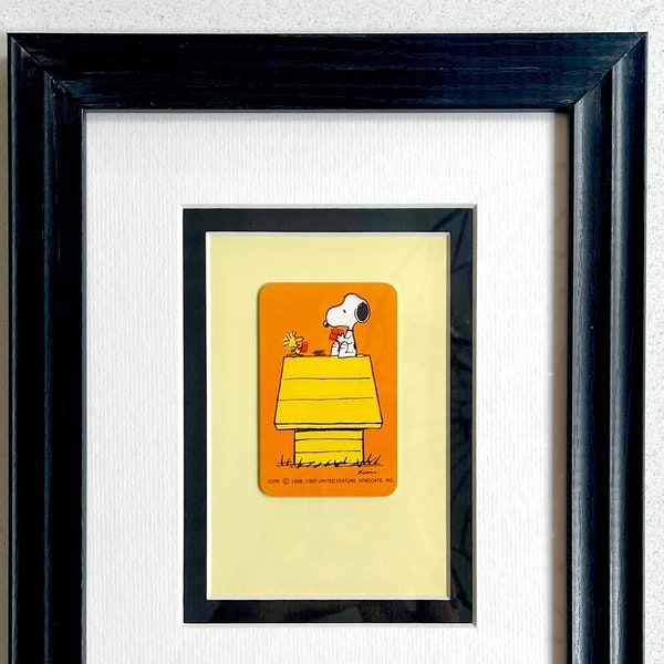 Snoopy - vintage 1958 - Cartes à jouer rares - Cadeau artistique