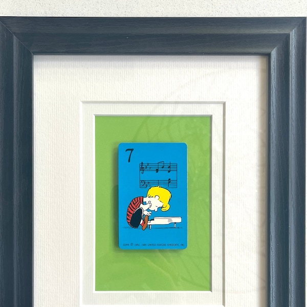 Schroeder Piano - Snoopy Vintage 1961 - Card Wall Art Gift