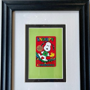 Snoopy Skateboarding * Nintendo Japon * Cartes à jouer des années 1980 * Art mural