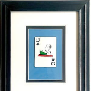 Snoopy Writer * Vintage 1998 * Speelkaart * Muurkunstcadeau