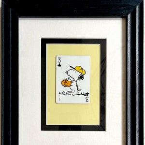 Snoopy Baseball * Vintage 2003 * Naipe * Regalo de arte de pared