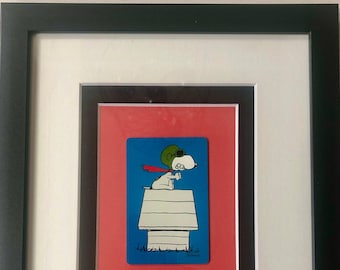 Snoopy Racing Driver - 1958 speelkaart - kunstcadeau