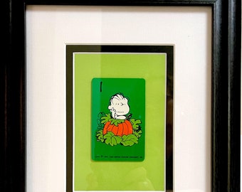 スヌーピー ヴィンテージアートプリント トランプ 額縁 スヌーピータロットカード * ワールドウォールアート * ユニークな