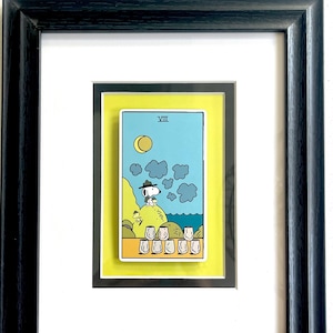 Carte de tarot Snoopy Eight of Cups * cadeau d'art mural encadré