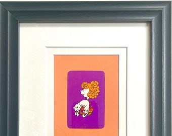 Frieda from Snoopy * Peanuts 1961 Playing Card * Vintage Wall Art Gift