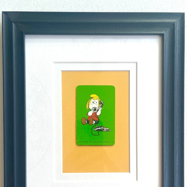 Peppermint Patty - Snoopy - 1966 Spielkarte - Vintage Kunst Geschenk