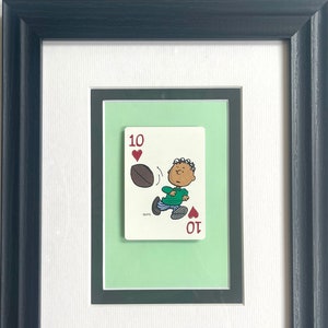 Snoopy Franklin * Vintage 1999 Spielkarte * Wand Kunst Geschenk