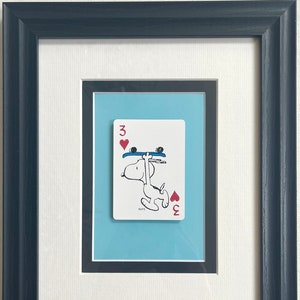 Snoopy e Woodstock * Skateboard * Carta da gioco vintage del 1999 * Regalo di arte murale