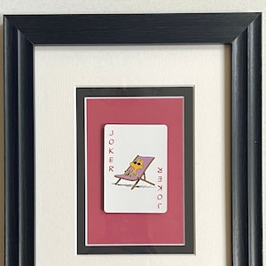 Joker Woodstock * Carta de Baralho Snoopy 2003 * Presente de Arte de Parede Vintage