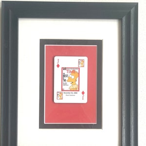 Bart Simpson * Vintage Time Magazine 1990 Carta da gioco * Regalo di arte murale