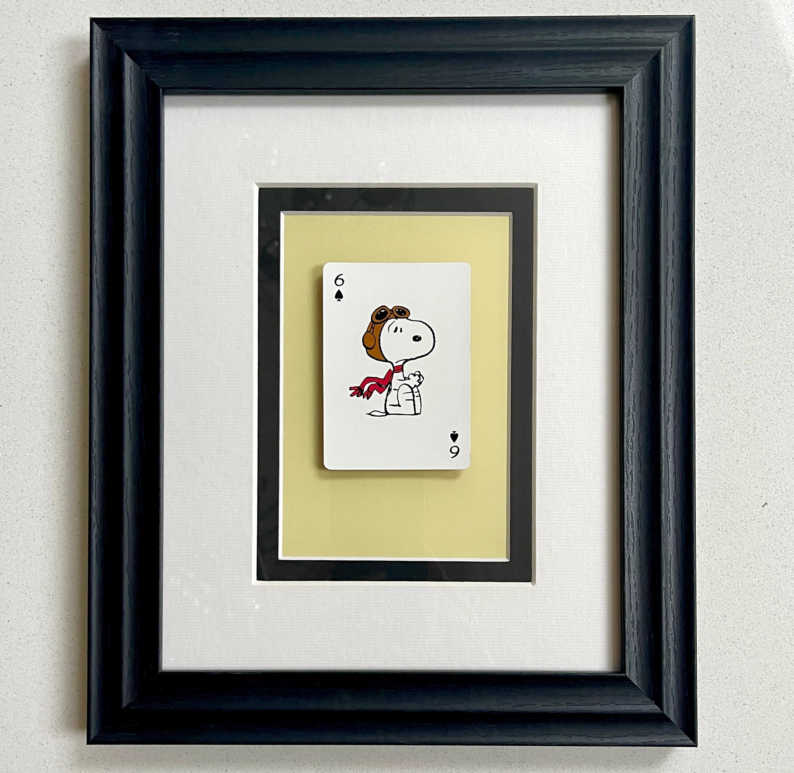 Vintage Pilot Snoopy Framed Art: Peanuts Schulz Collectible - Etsy