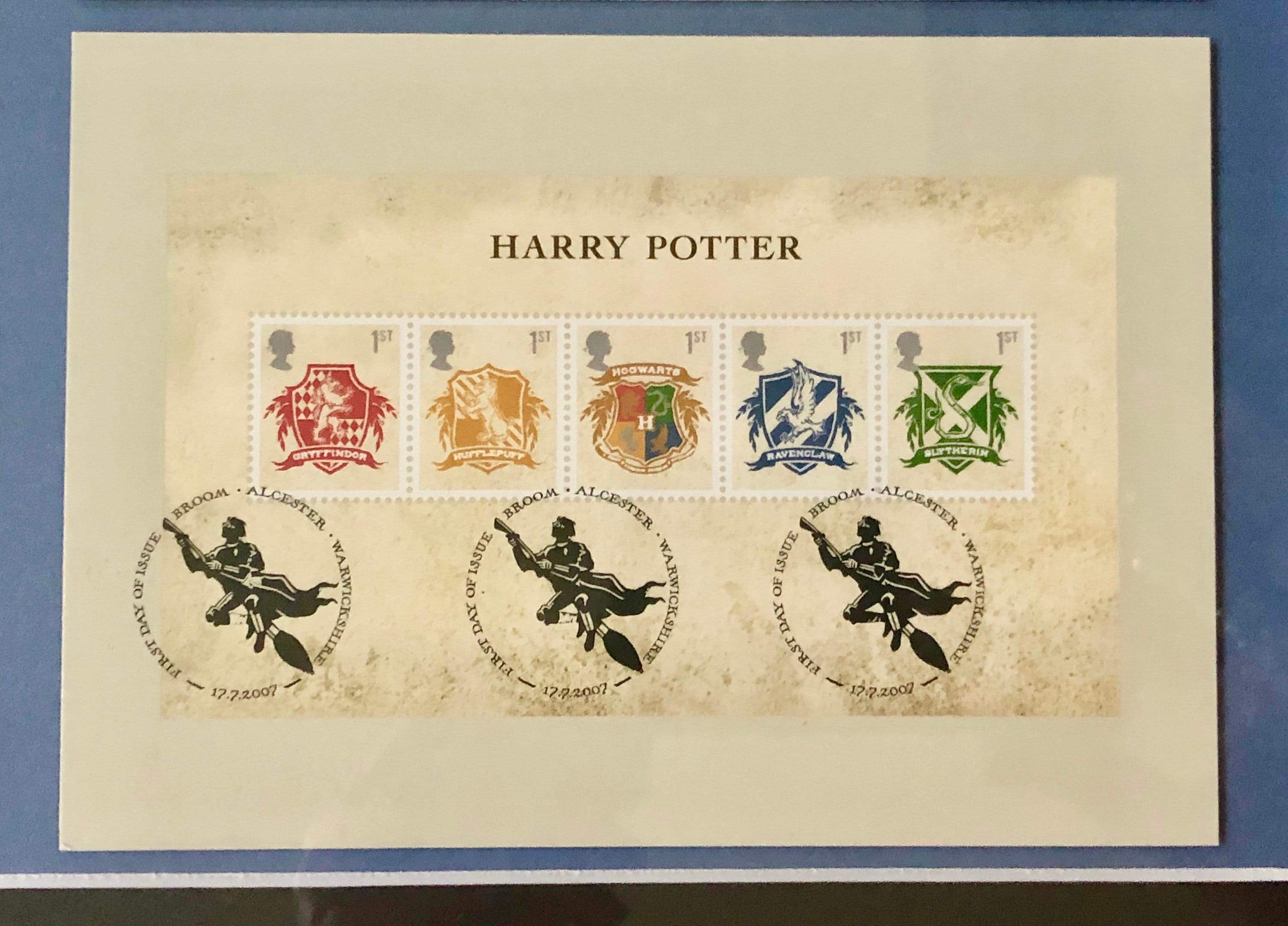 Vintage Artwork 2007 Postcard & Stamp Hogwarts Harry Potter | Etsy