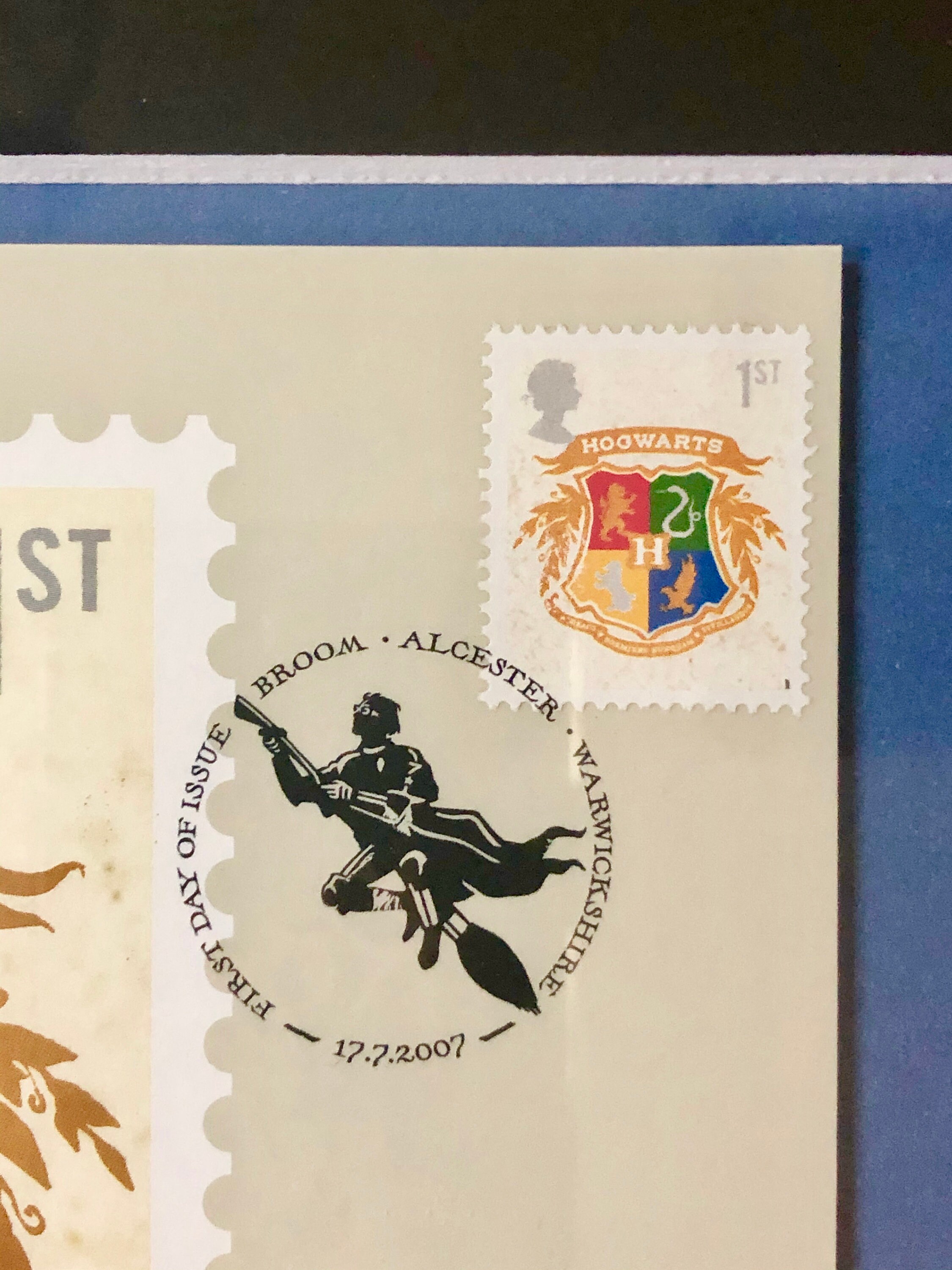 Vintage Artwork 2007 Postcard & Stamp Hogwarts Harry Potter Etsy