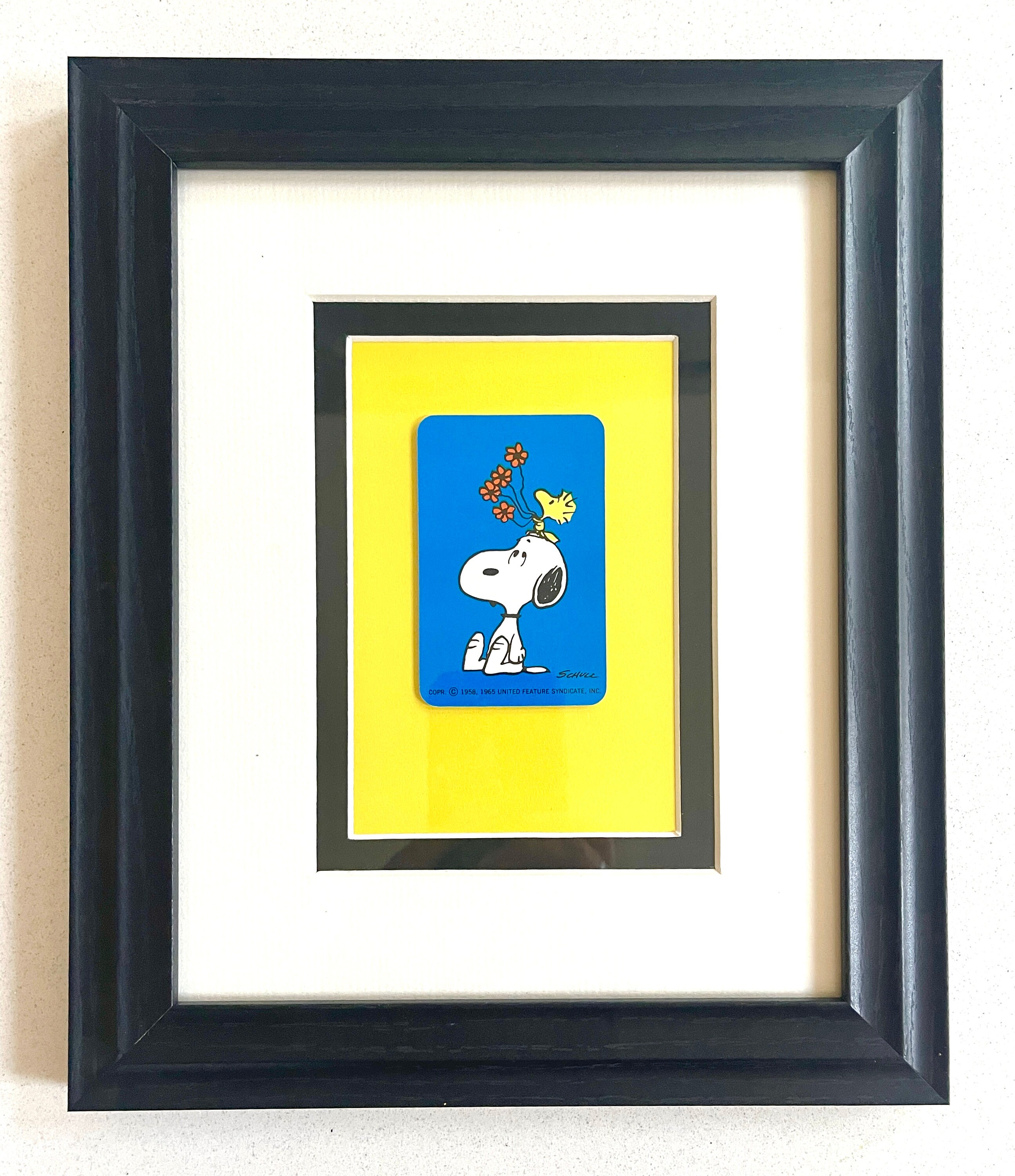 希少【Hallmark】アートフレーム スヌーピー＆ウッドストック ヴィンテージ