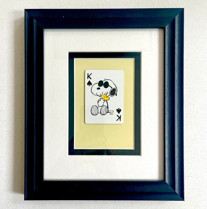 Snoopy Gift Vintage 1998 Speelkaartkunst afbeelding 6