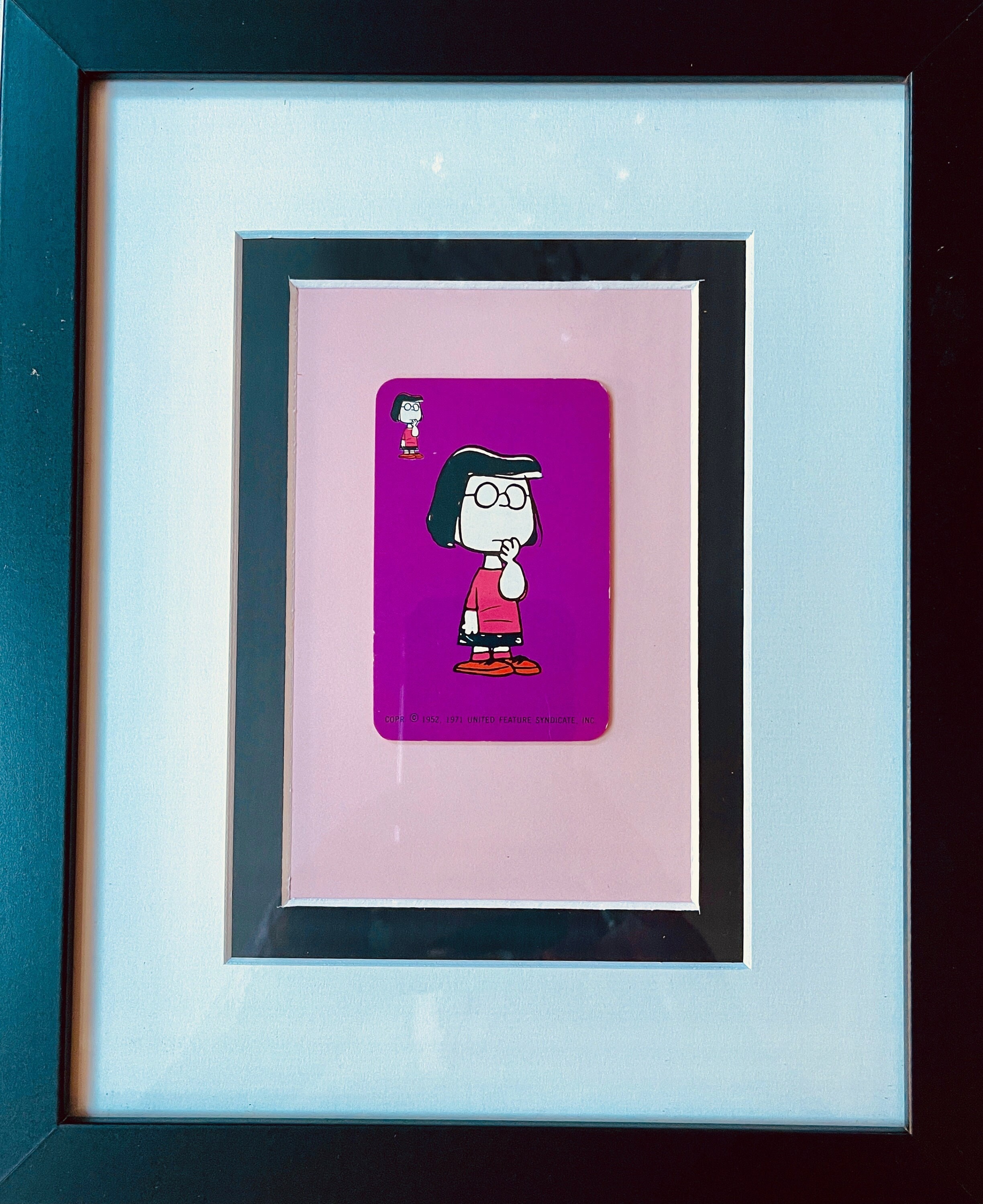 希少アートフレーム スヌーピー＆サリーブラウン ヴィンテージ