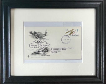 RAF * First Day Cover 1968 * Vintage Wall Art * Christmas Gift