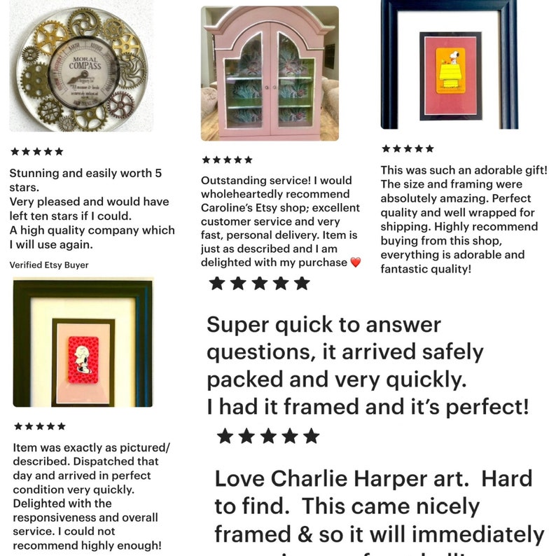 Marcie SNOOPY Vintage 1998 Framed Playing Card Wall Art Christmas Gift