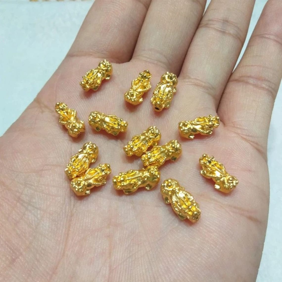 Real 999 24K Pure Gold Jewelry Pixiu Pendant Charm Necklace Etsy