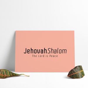 jehovah shalom