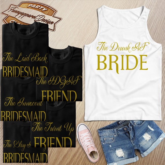 funny bridesmaid shirts