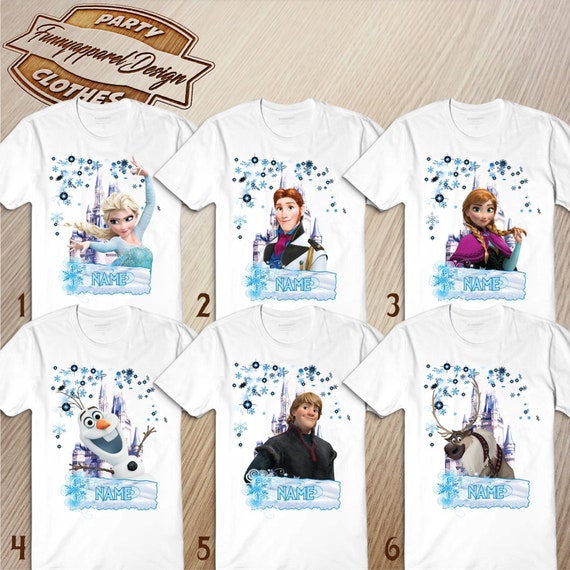 frozen birthday shirt