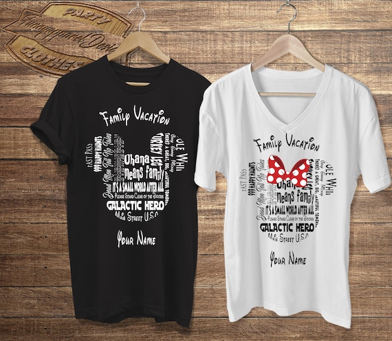 camisetas familiares disney