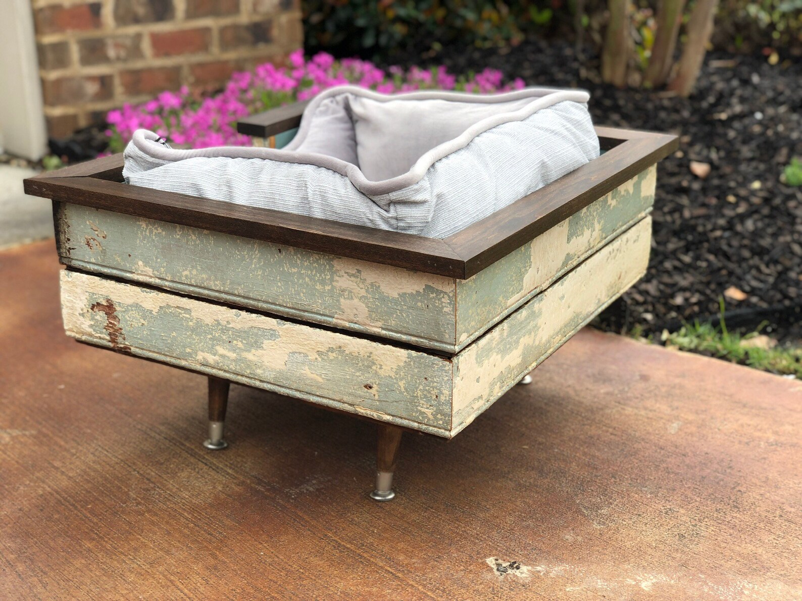 Reclaimed Wood Dog Bed Etsy