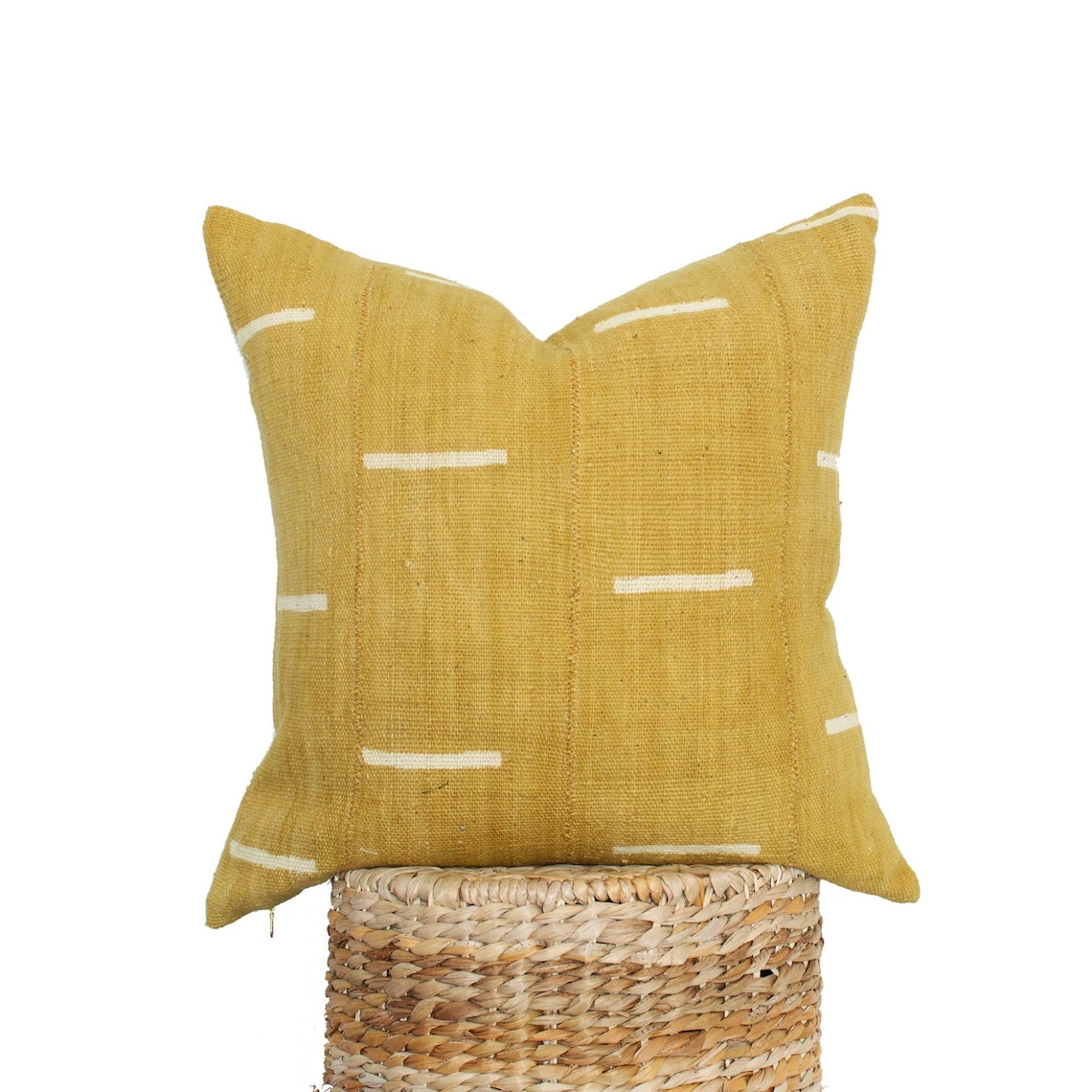 Mustard Yellow Decorative Throw Pillow Ochre Pillow Yellow Etsy