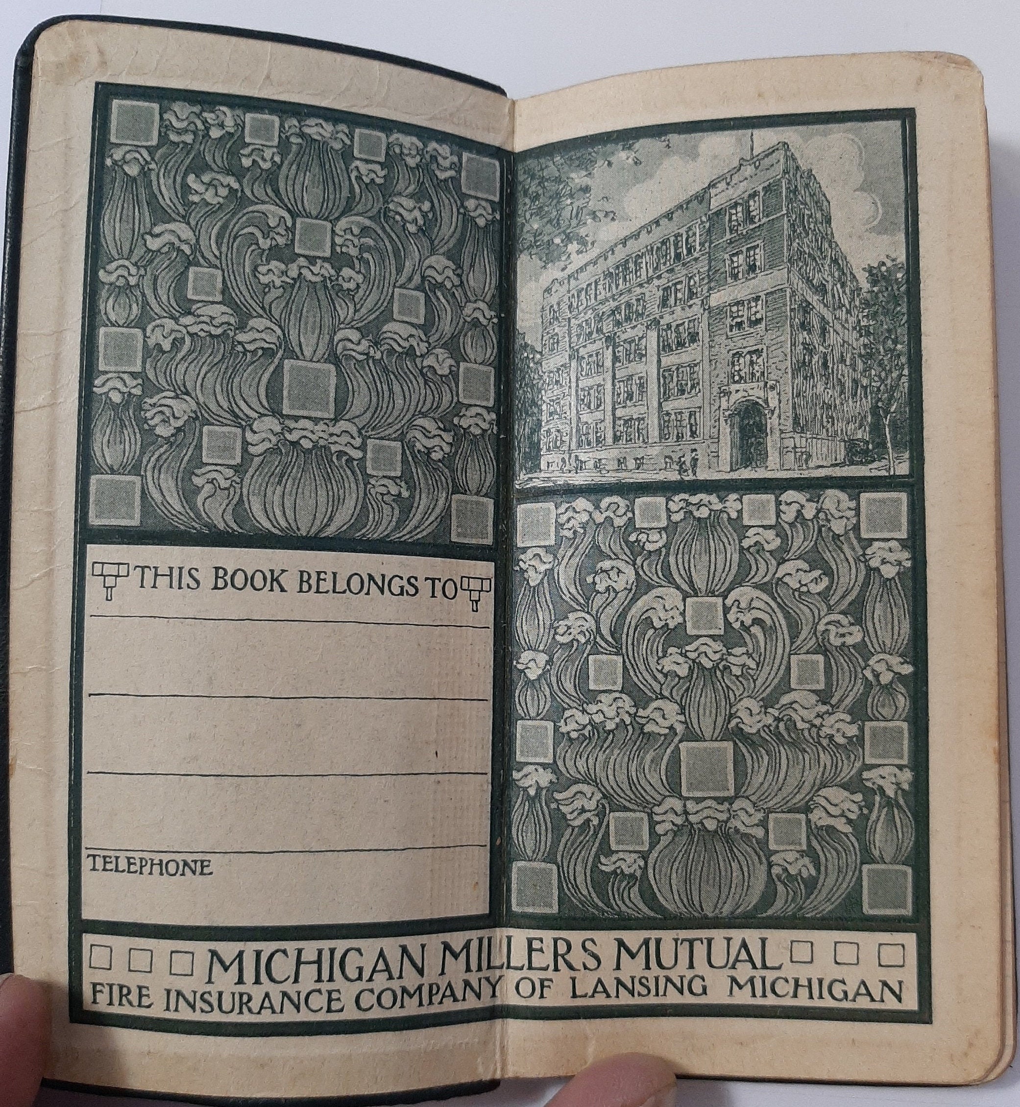 1931 Old Reliable MICHIGAN MILLERS Mutual Fire Insurance 1931 Old Reliable MICHIGAN MILLERS Mutual Fire Insurance