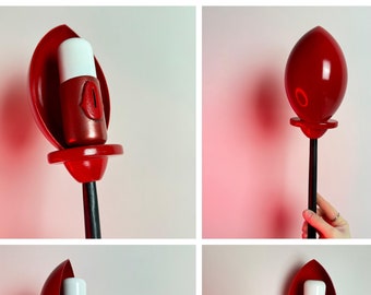 Alastor microphone staff cosplay Hazbin hotel 3D model
