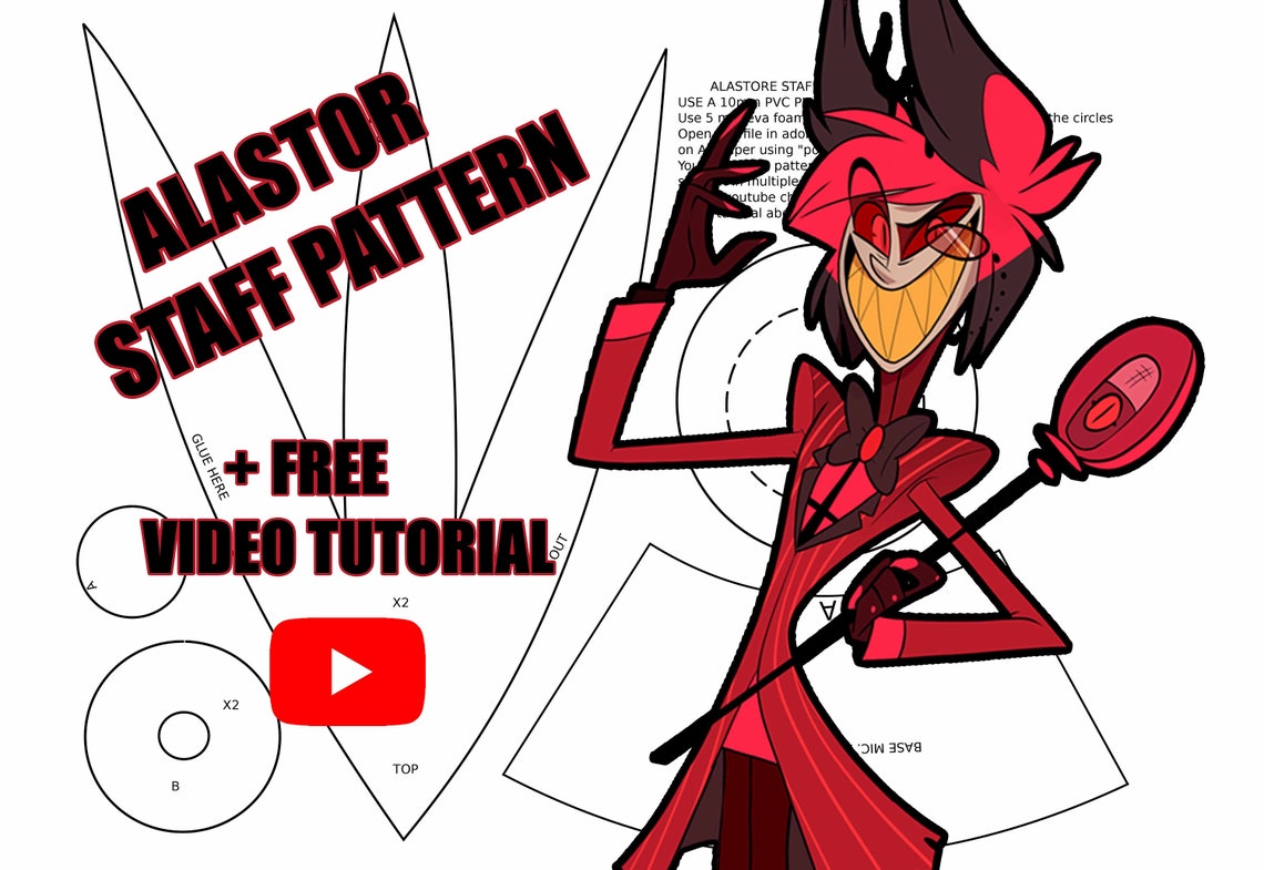 ALASTOR STAFF PATTERN Etsy UK