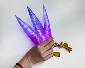 Zoey inspired led daggers kpop demon hunters cosplay