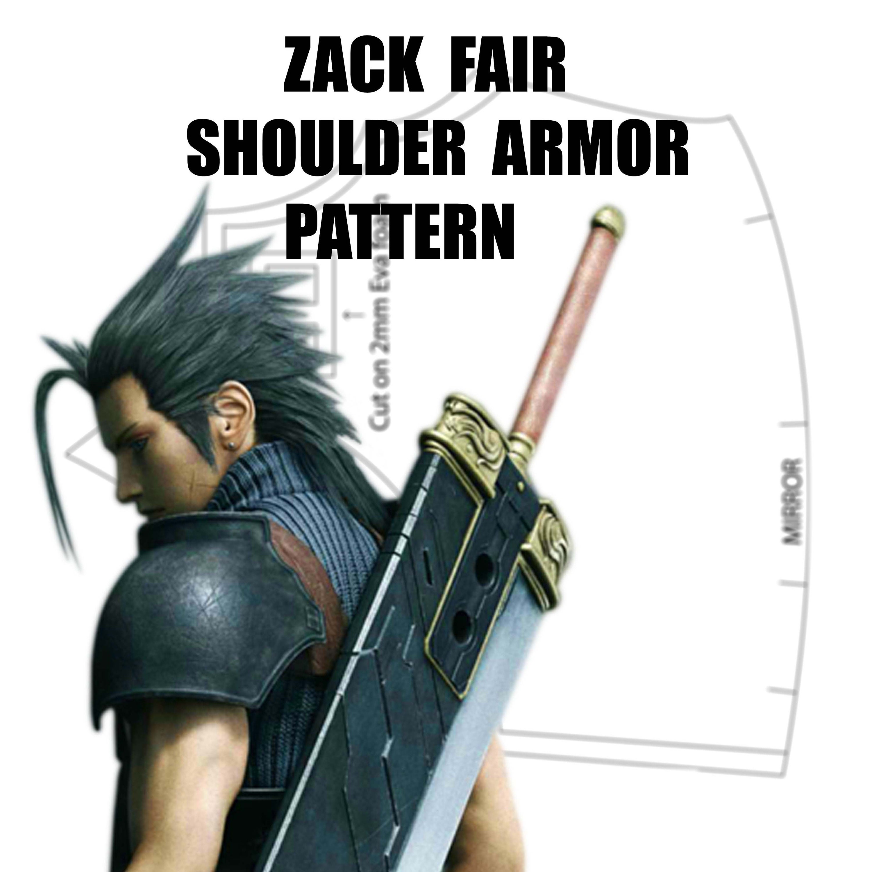 Zack Fair Shoulder Armor - Etsy