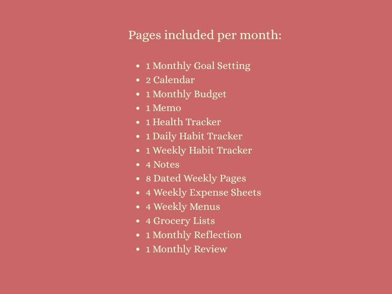 Insertos para agenda diaria A5 / Agenda semanal y mensual 2026 / Agenda anual con presupuesto, calendario e inserto para seguimiento de hábitos. imagen 8