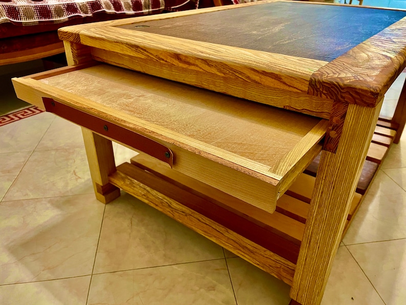 Wooden Puzzle / Board Game Coffee Table Etsy