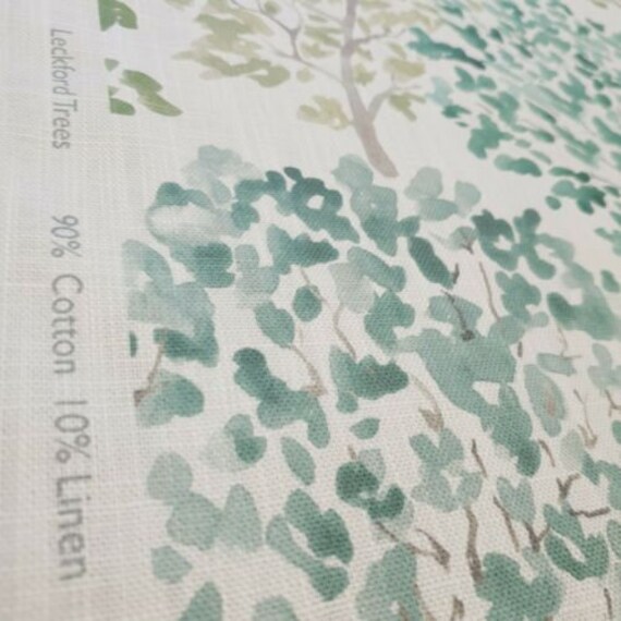 3 2 Metres John Lewis Leckford Trees Multi Curtain Craft Etsy