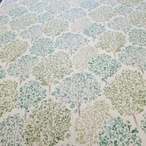 3 2 Metres John Lewis Leckford Trees Multi Curtain Craft Etsy