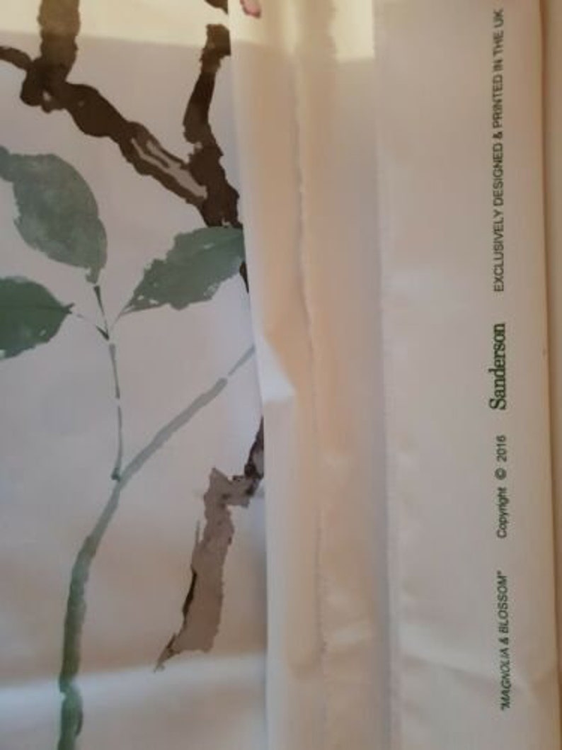 Curtain Craft Fabric 2 Metres Sanderson Magnolia /& Blossom